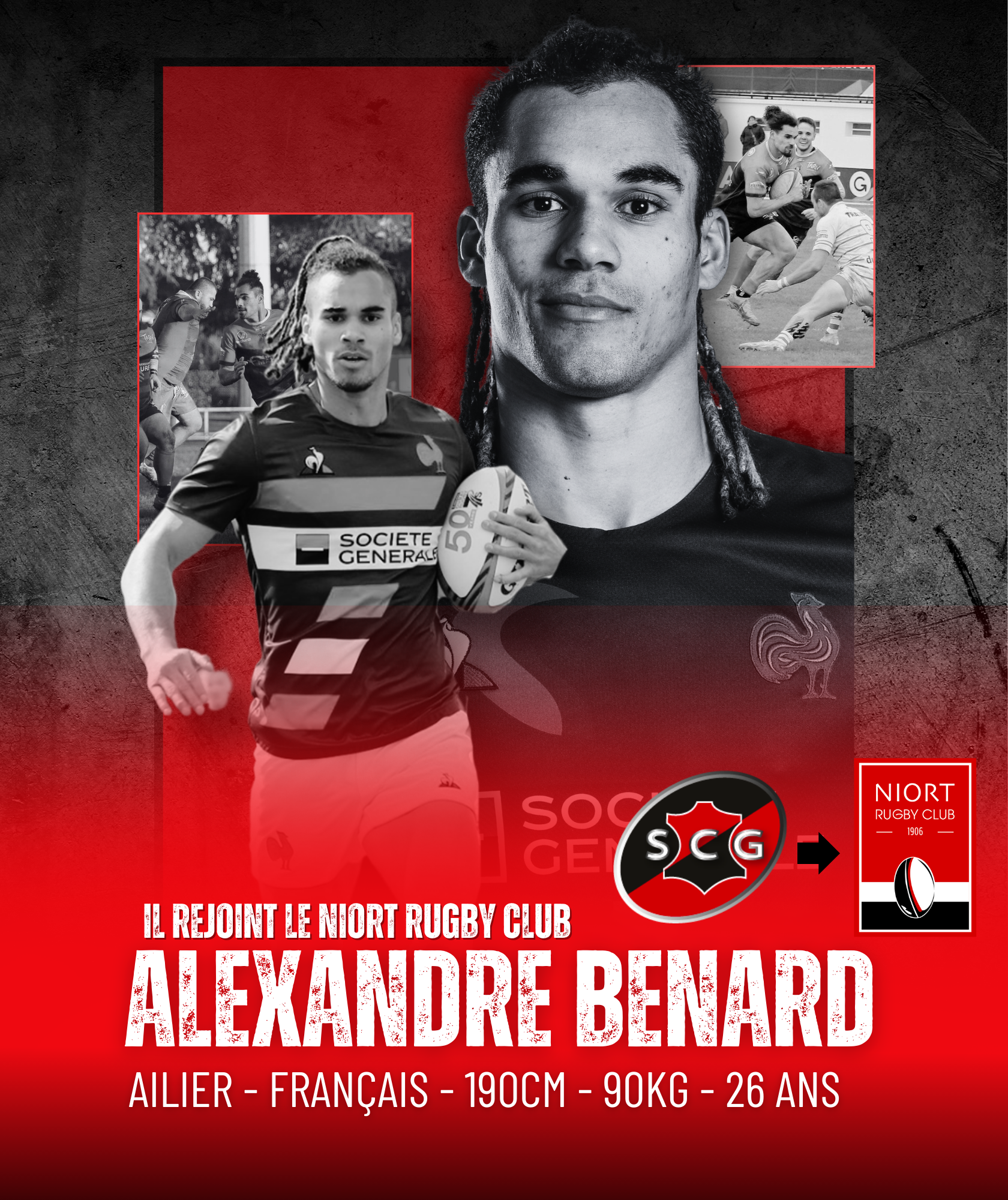 Alex Benard arrivée