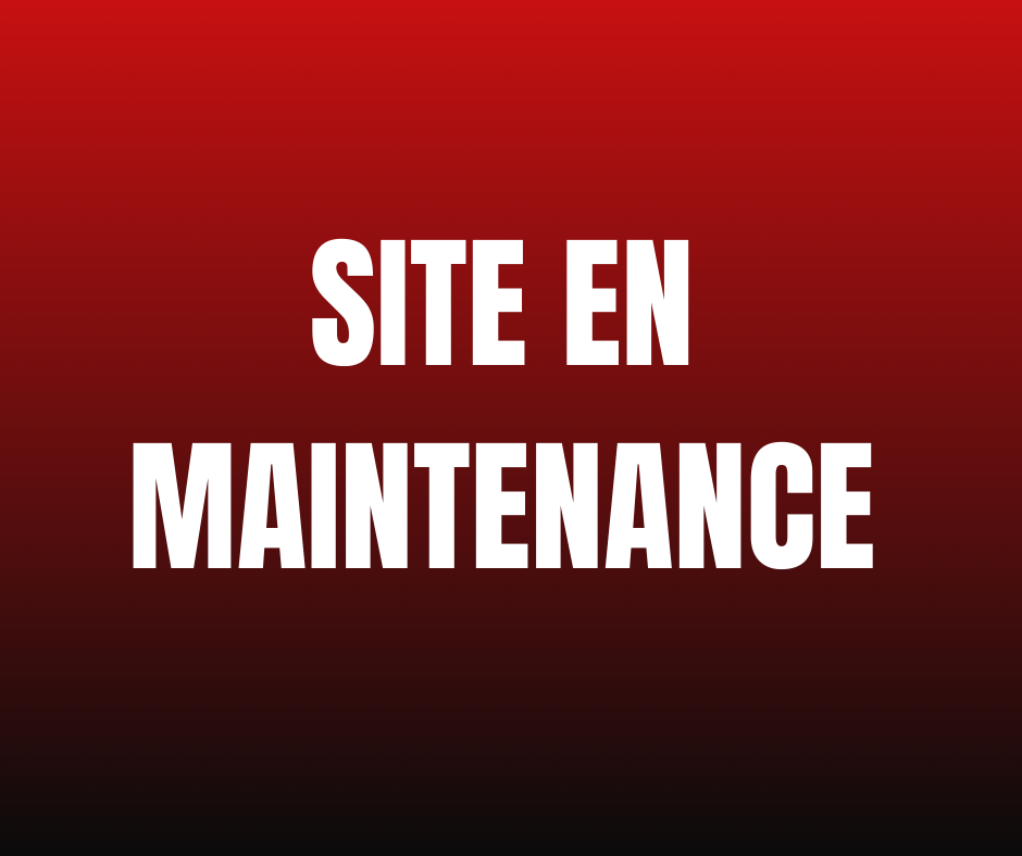 site en maintenance